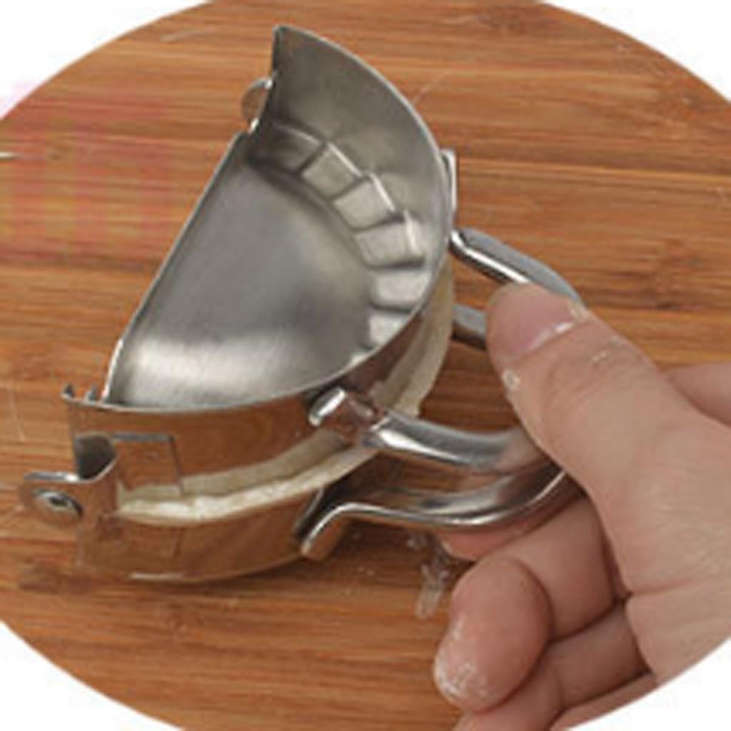 Dumpling Press Meat Pie Pastry Maker Tool Ravioli Mould Dough Stainless