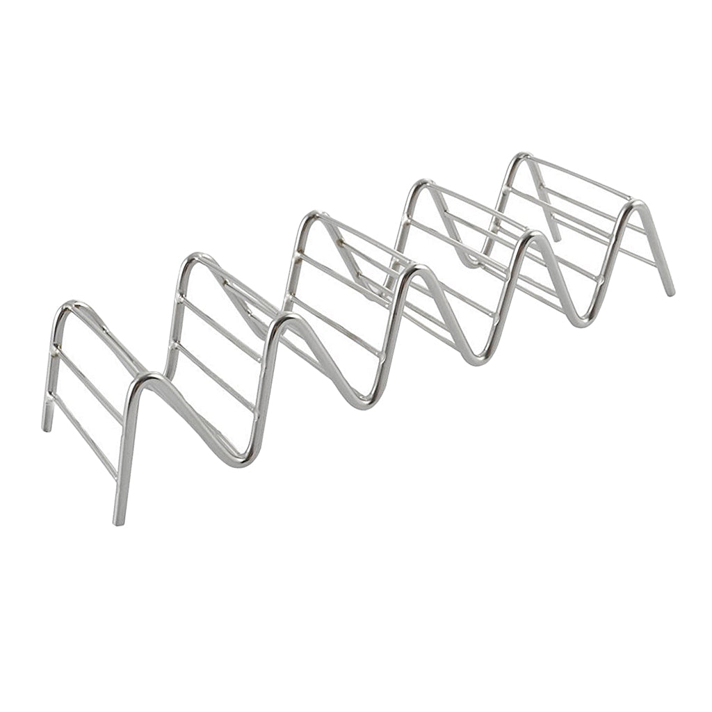 2x Taco Server Taco Holder Hot Dog Holder Stand Taco Display Rack 4~ 5 Slot
