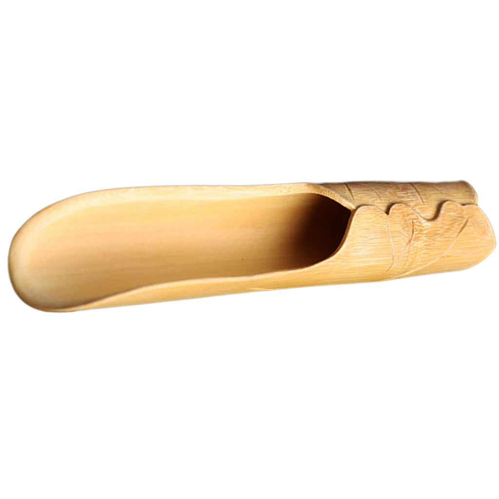Japanese Bamboo Tea Spoon Tea Utensils Tea Tools Roll Lotus Leaf