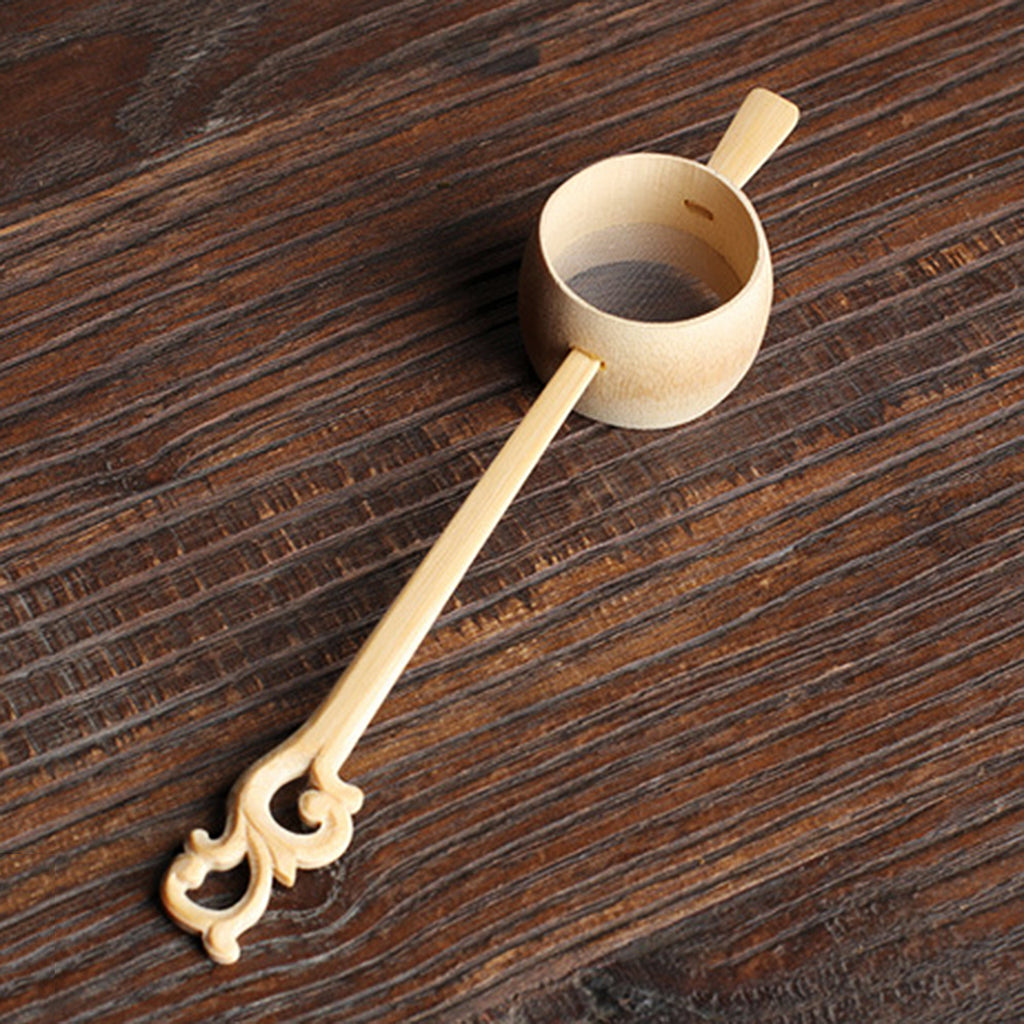 Bamboo Tea Filter Strainer Heat-resistant Tea Set Poplar Blossom