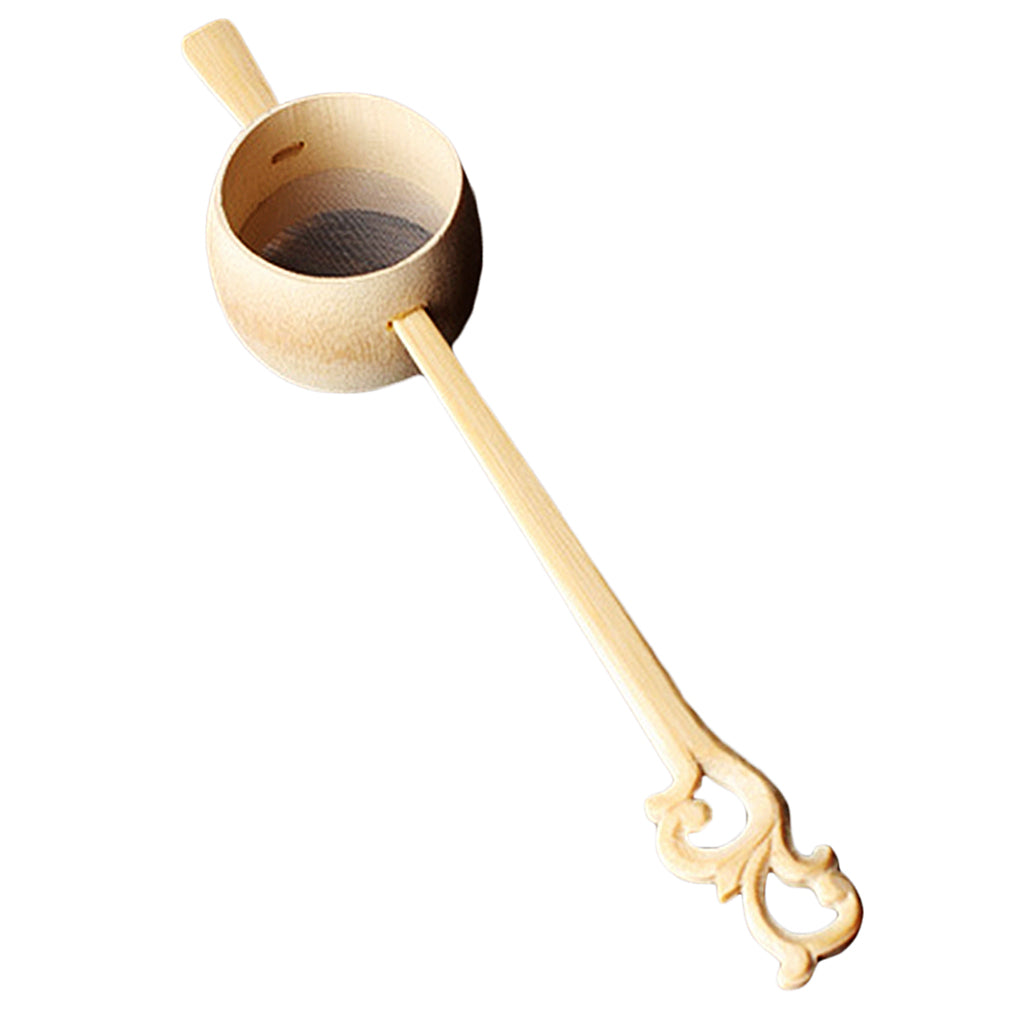 Bamboo Tea Filter Strainer Heat-resistant Tea Set Poplar Blossom