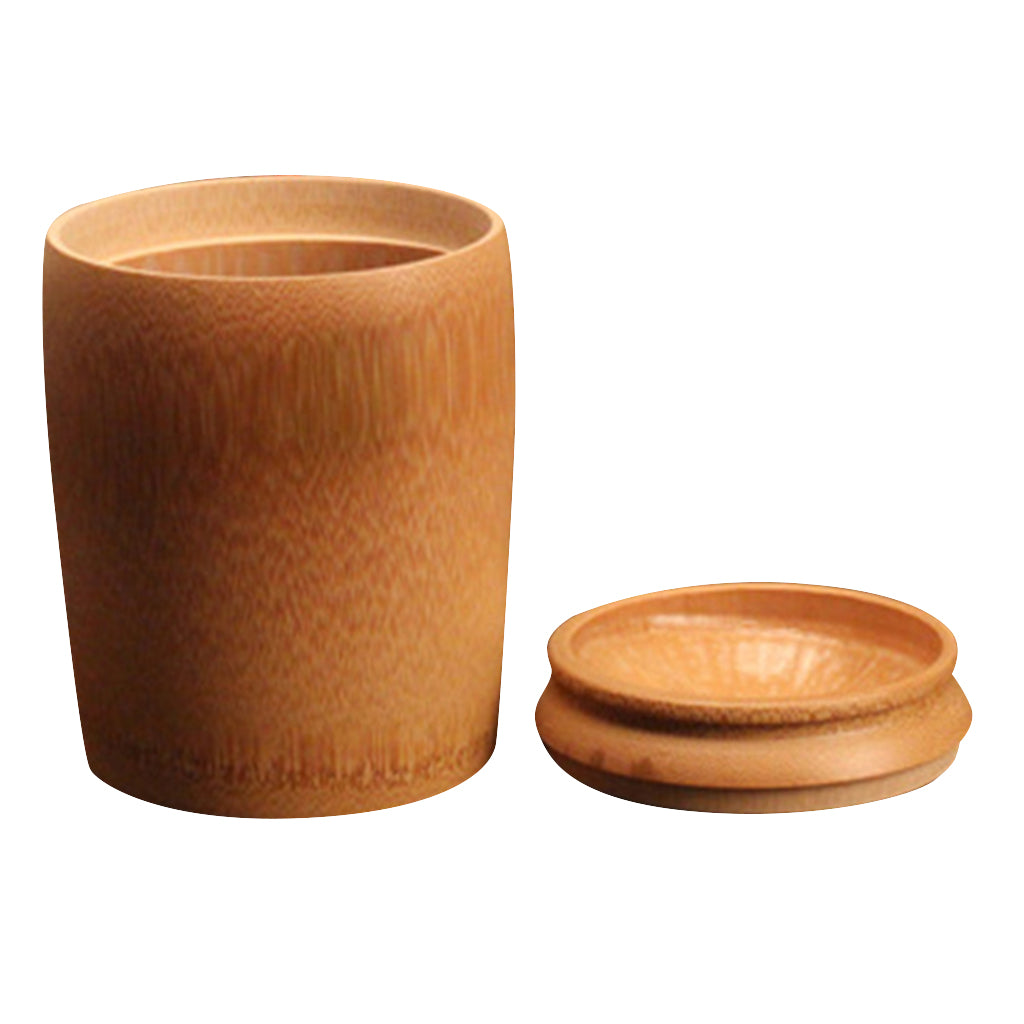 Bamboo Tea Storage Box Canister Box Tea Coffee Candy Seal Storage Wooden M