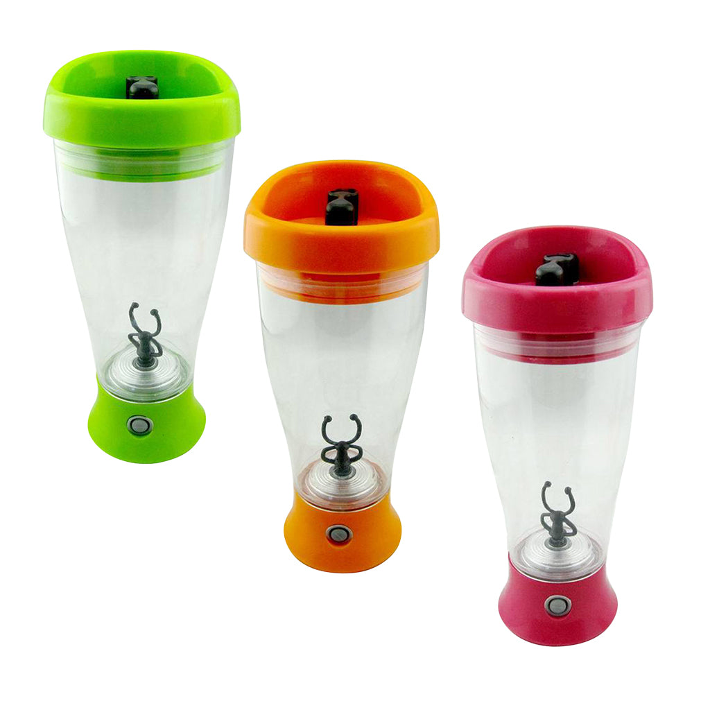 Portable Drink Mixer Mug Shake Battery Protein Shaker Blender Green