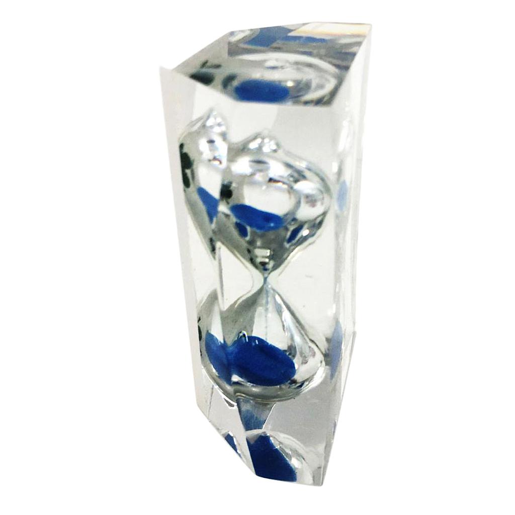 3 Minutes Sandglass Hourglass Sand Clock Timers Timing Tools -Blue Sand