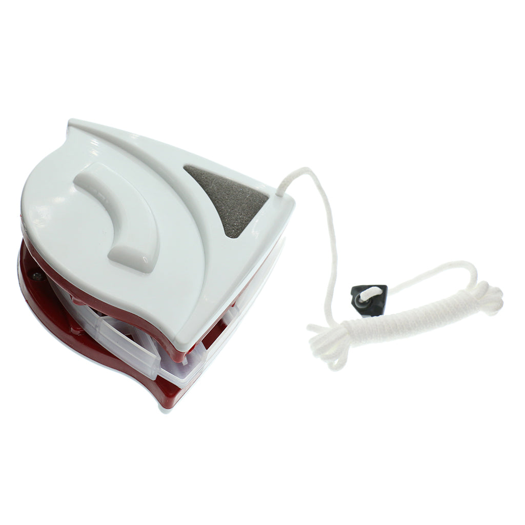Magnetic Window Cleaner Double Side Glass Cleaning Wiper Dark Red 15-24MM