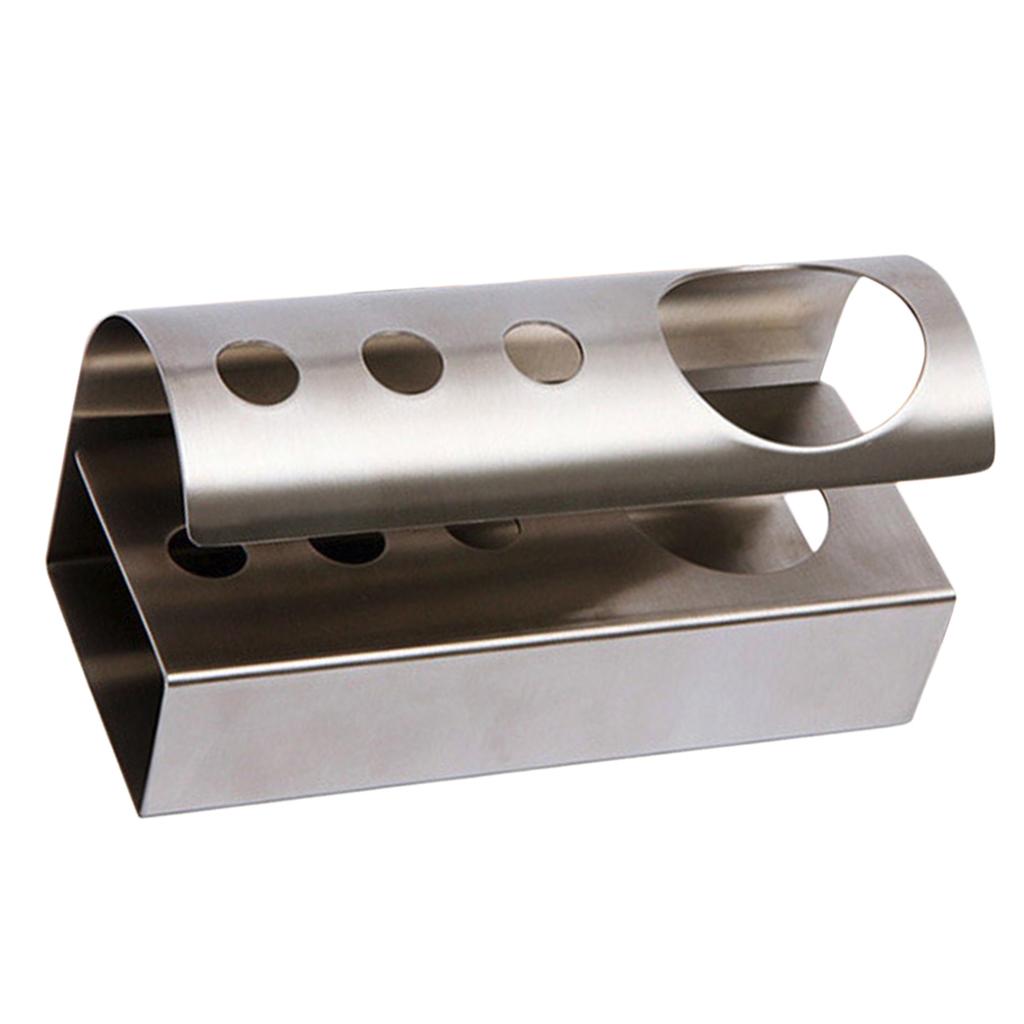 Creative Stainless Free Standing Toothbrush Holders Storage Rack Bathroom