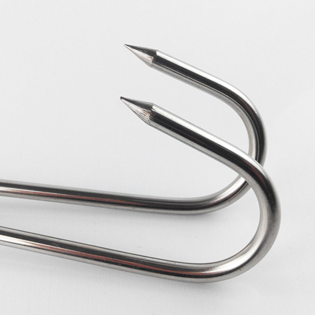 3pcs Meat Hook Ring Kitchen Utensil Hanger Hanging Stainless Steel Hook