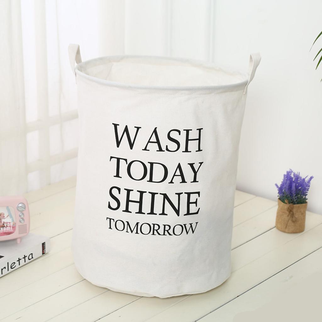 Laundry Hamper Bin Bag Basket Clothes Washing Toy Storage Strong Folding 3