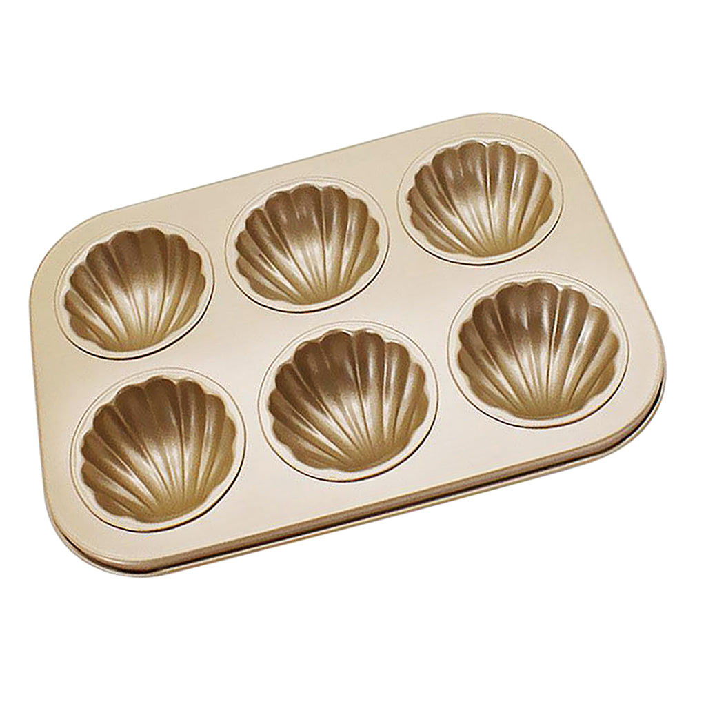 6-Cup Carbon Steel Cake Mould Baking Tray Pan Bakeware Banana
