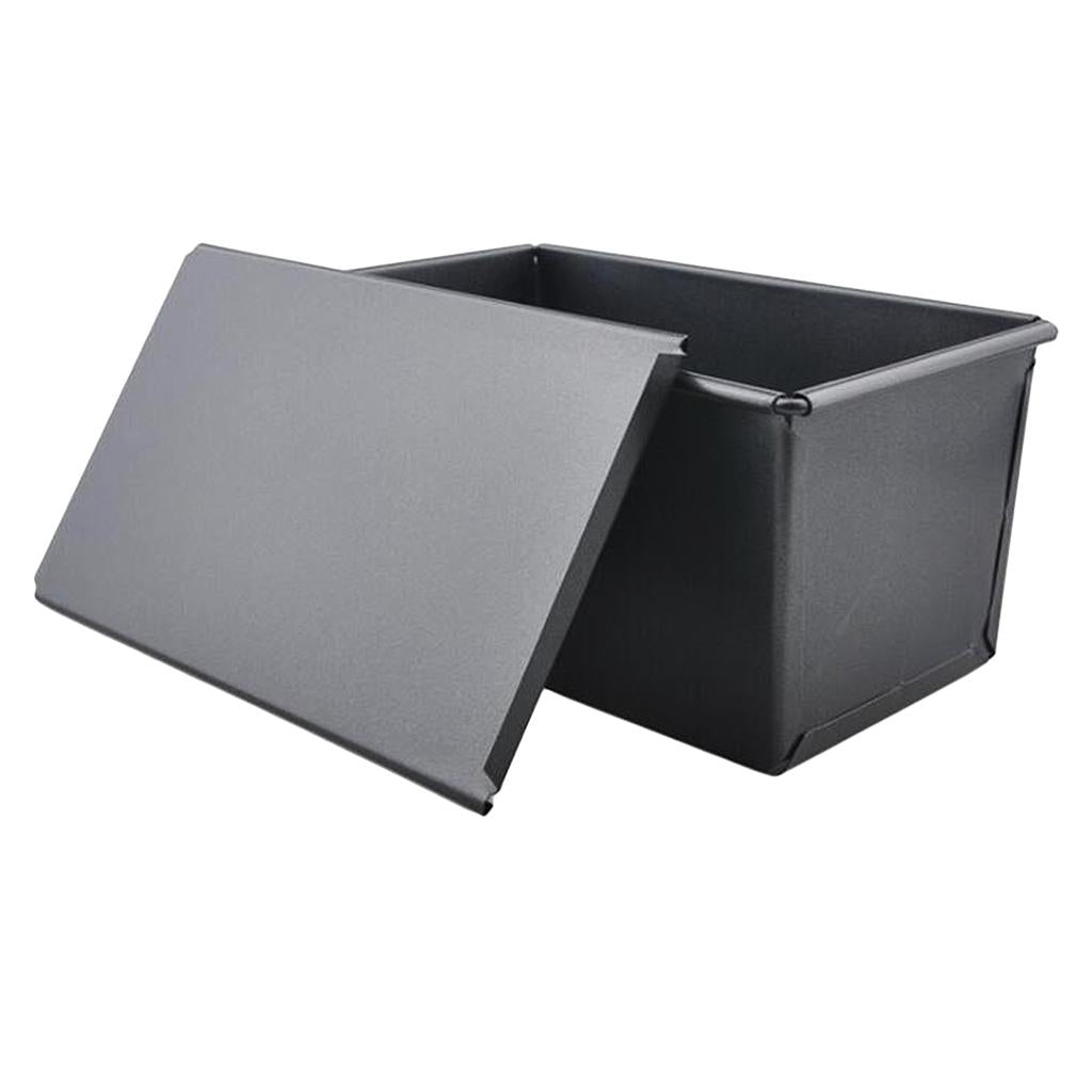 Metal Non-stick Mould Toast Loaf Bread Baking Pan Bakeware Black 250g