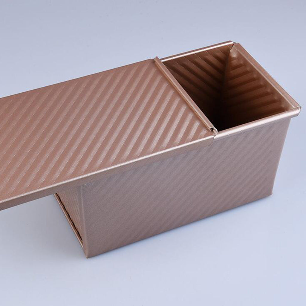 Metal Non-stick Mould Toast Loaf Bread Baking Pan Bakeware Golden 450g 1