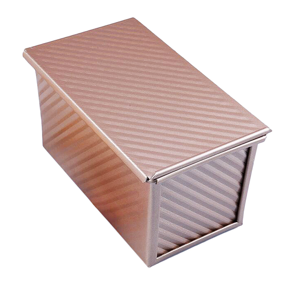 Metal Non-stick Mould Toast Loaf Bread Baking Pan Bakeware Golden 450g 1