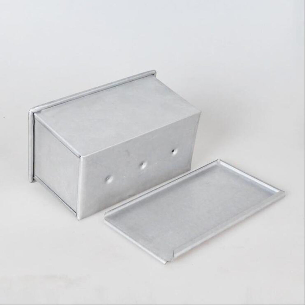 Metal Non-stick Mould Toast Loaf Bread Baking Pan Bakeware Silver 500g