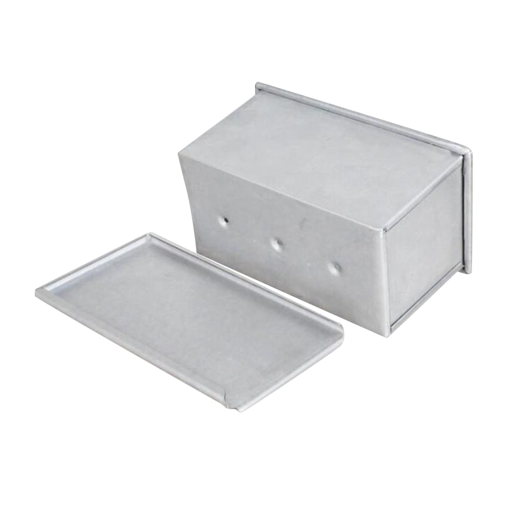 Metal Non-stick Mould Toast Loaf Bread Baking Pan Bakeware Silver 500g
