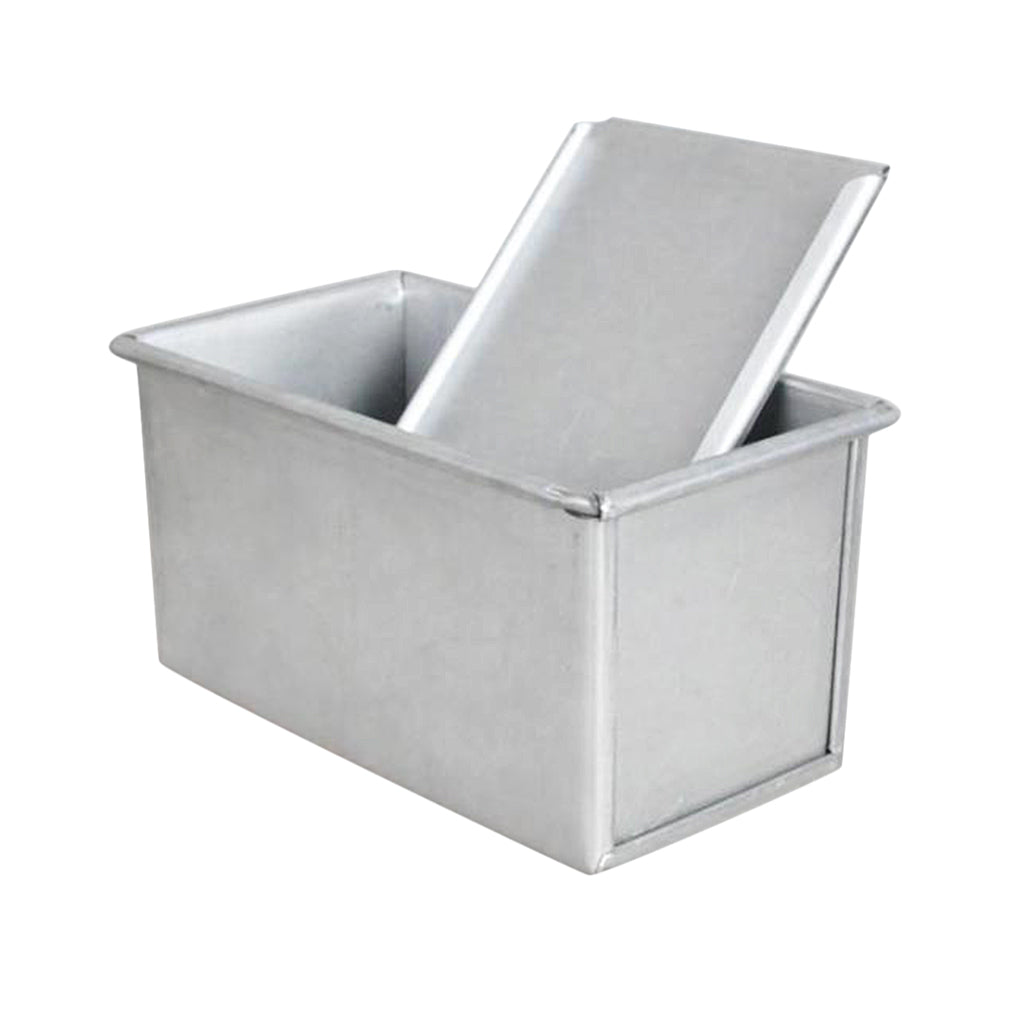 Metal Non-stick Mould Toast Loaf Bread Baking Pan Bakeware Silver 500g