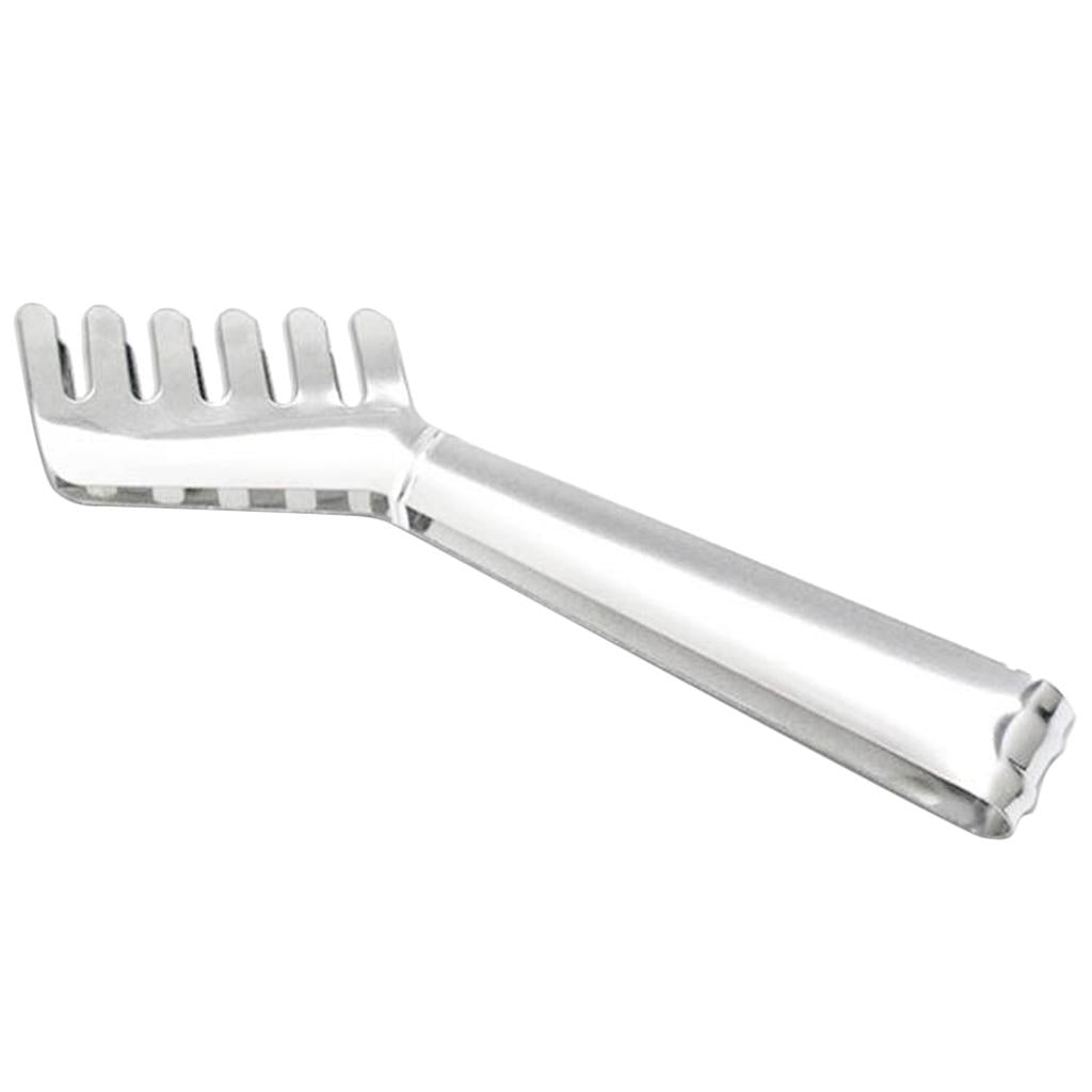 3xStainless Steel Food Clip Pasta Spaghetti Tongs Clamp BBQ Cooking Tool