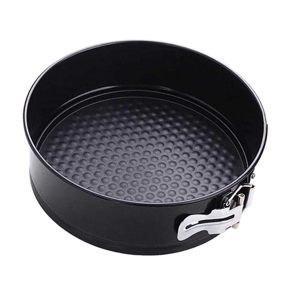Kitchen Craft Non-Stick Loose Base Spring Form Cake Tin Black Round 18x7cm