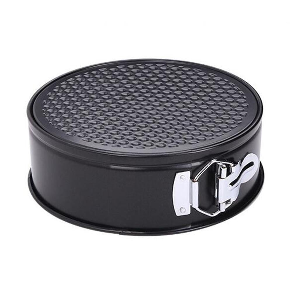 Kitchen Craft Non-Stick Loose Base Spring Form Cake Tin Black Round 18x7cm