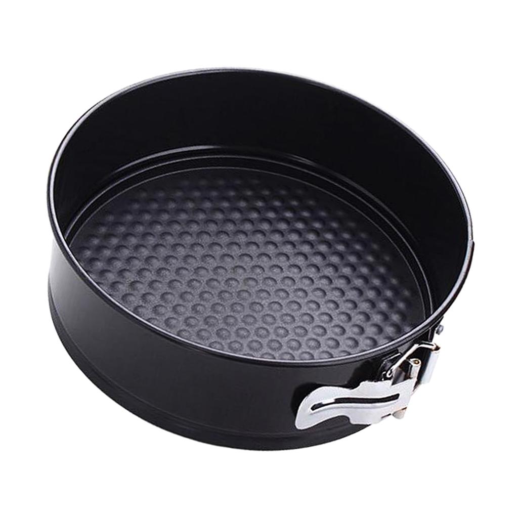 Kitchen Craft Non-Stick Loose Base Spring Form Cake Tin Black Round 18x7cm