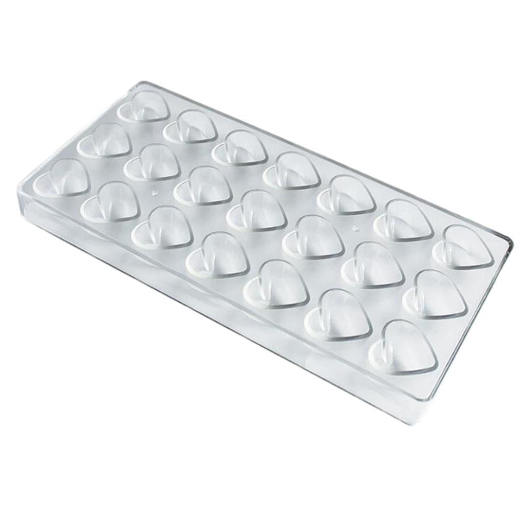 Chocolate Mold Fondant Cake Mould Tray Plastic Dessert Decorating Heart