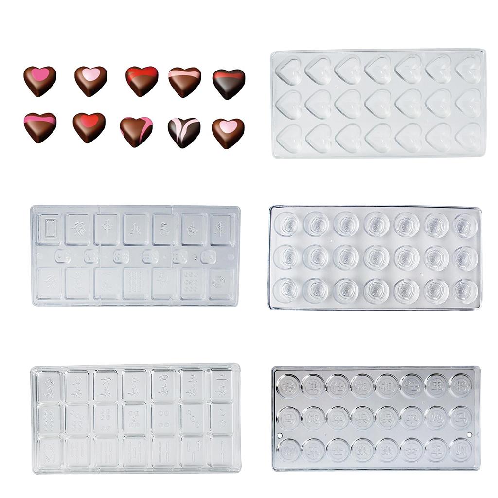 Chocolate Mold Fondant Cake Mould Tray Plastic Dessert Decorating Heart