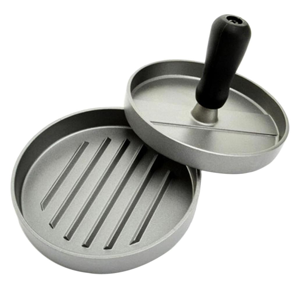 Non-Stick Quarter Pounder Beef Burger Hamburger Patty Press Maker 12cm