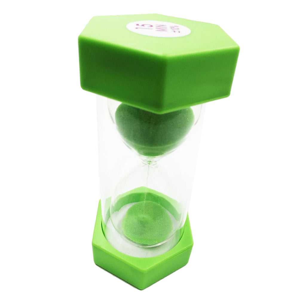 15 Minutes Sandglass Hourglass Sand Timer Kichen Exercise Clock Light Green