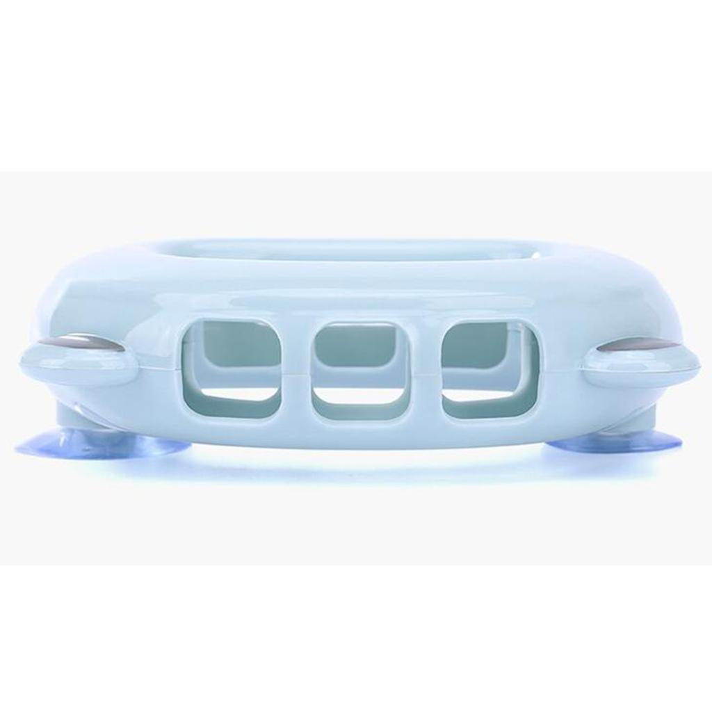 Bathroom Cute Toothbrush Wall Mount Holder Sucker Suction Organizer Blue