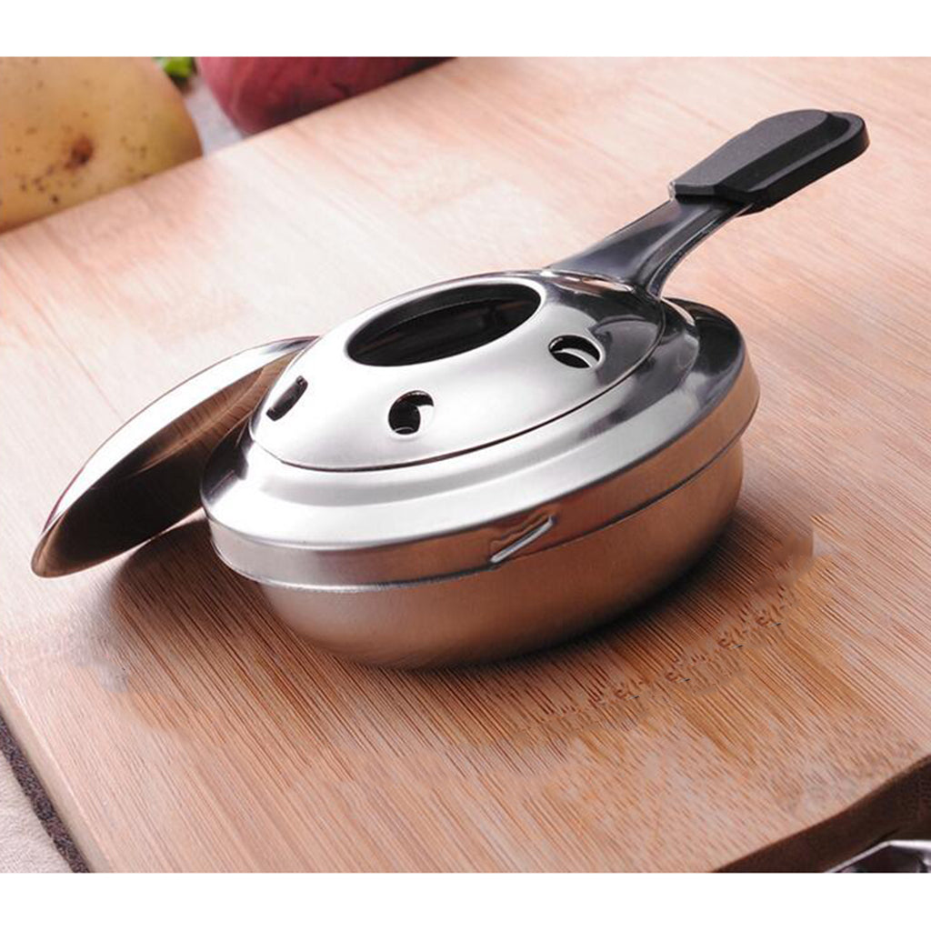 Portable Mini Stainless Steel Alcohol Stove Outdoor Camping Windproof Burner