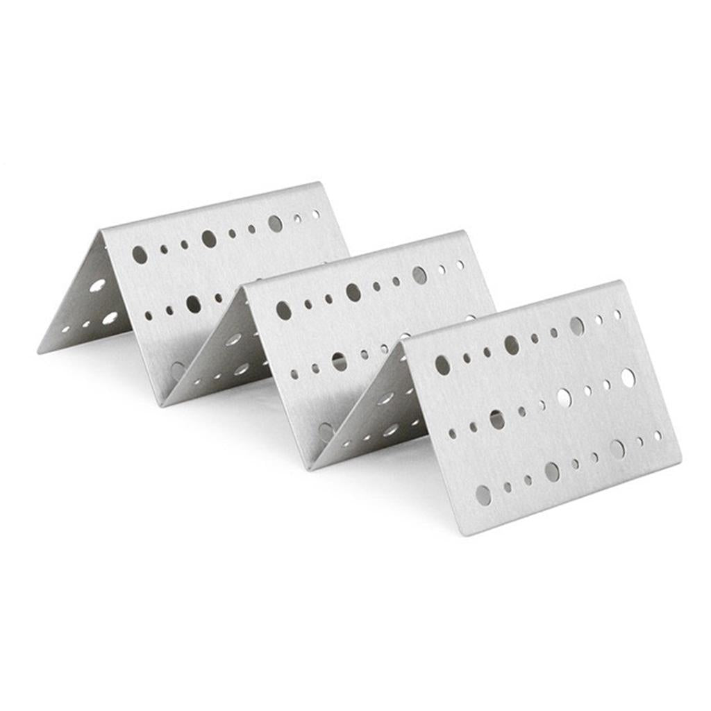 Taco Shell Holder Tortilla Stand Rack Stainless Steel Tray Holds 2-3 Tacos