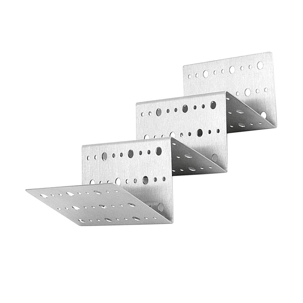 Taco Shell Holder Tortilla Stand Rack Stainless Steel Tray Holds 2-3 Tacos