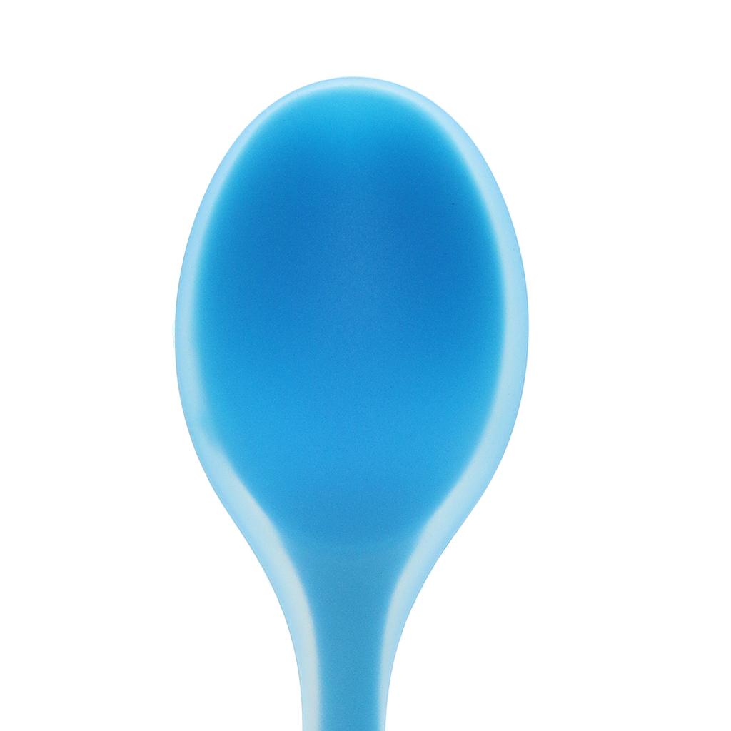 Silicone Ladle Soup Spoon Utensils Non-stick Cooking Kitchen Tools Blue #1