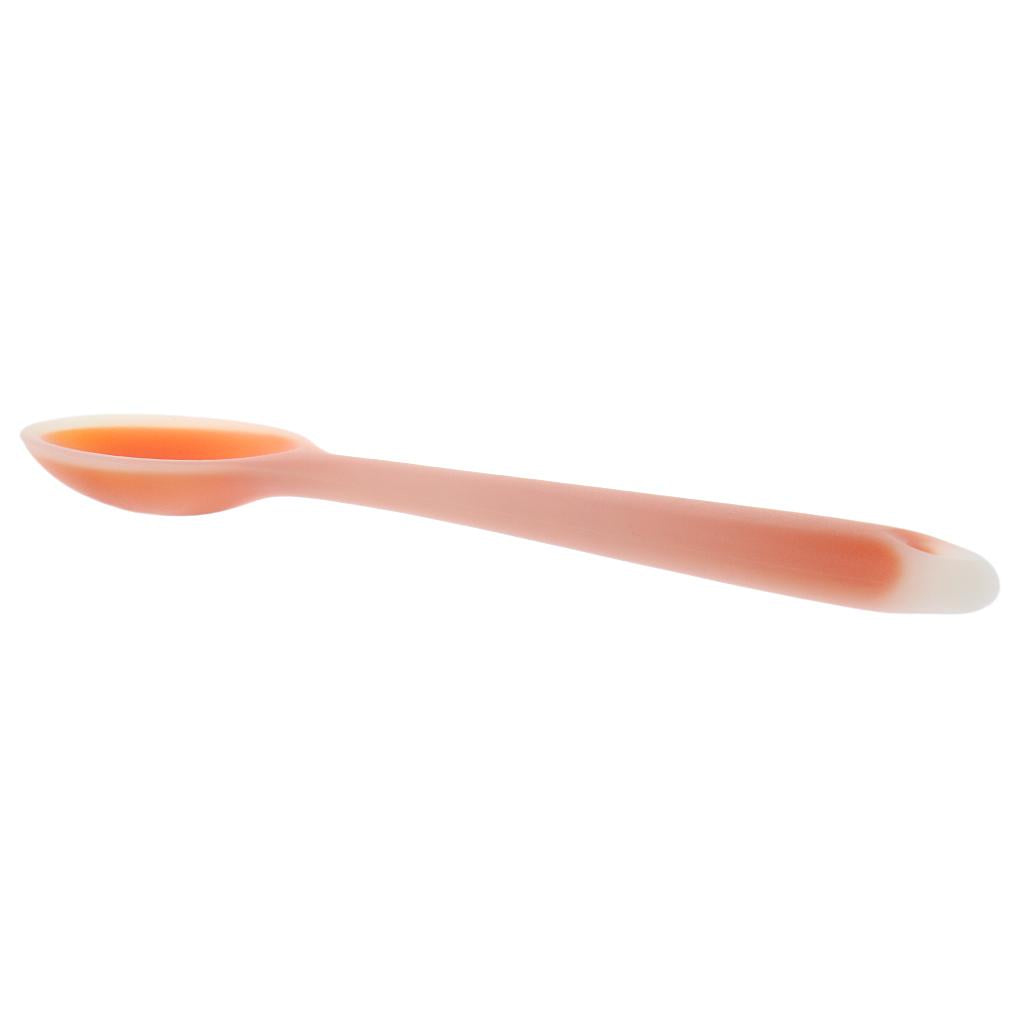 3xSilicone Ladle Soup Spoon Utensils Non-stick Cooking Kitchen Tools Orange #1