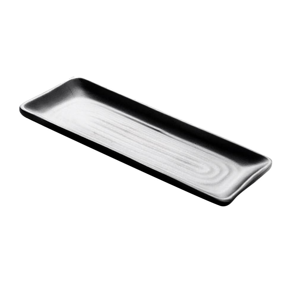 Melamine Plates Sushi BBQ Serving Platter Dishes Tray H 30x14.3x2.2cm