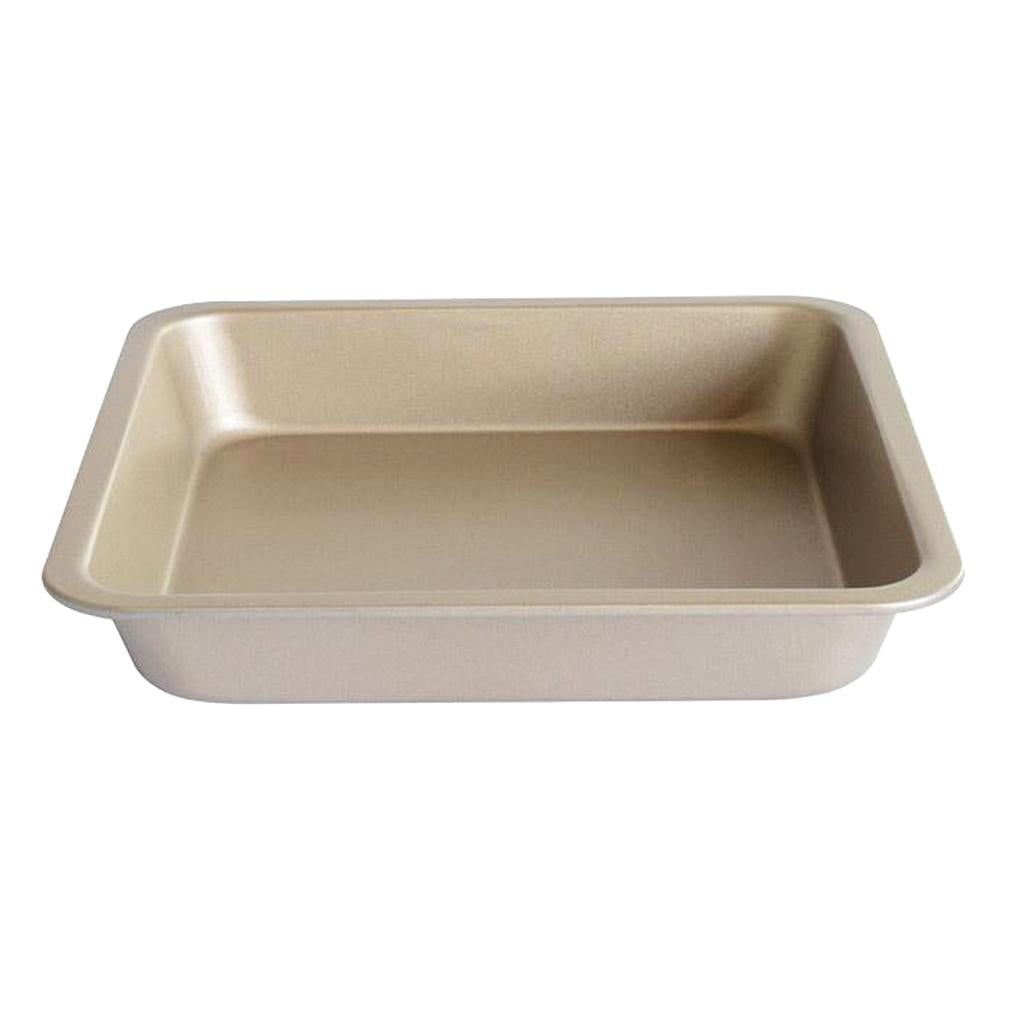 8inch Square Nonstick Toast Bread Pastry Pan Baking Mold Baking Tray Golden