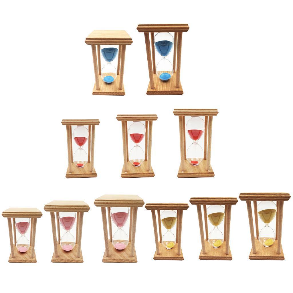 Square Sand Clock Hourglass 20min Timer for Kitchen Yoga Kid,Blue