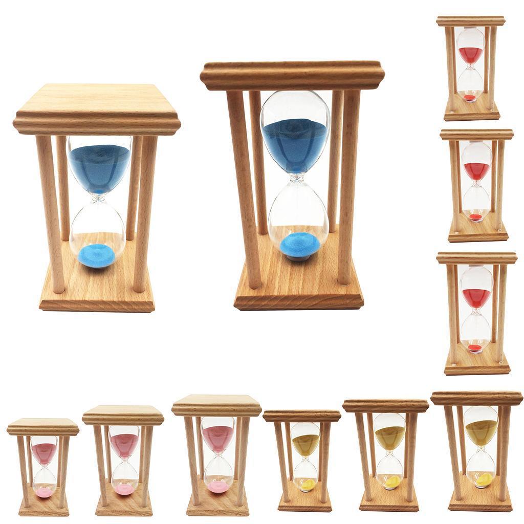 Square Sand Clock Hourglass 20min Timer for Kitchen Yoga Kid,Blue