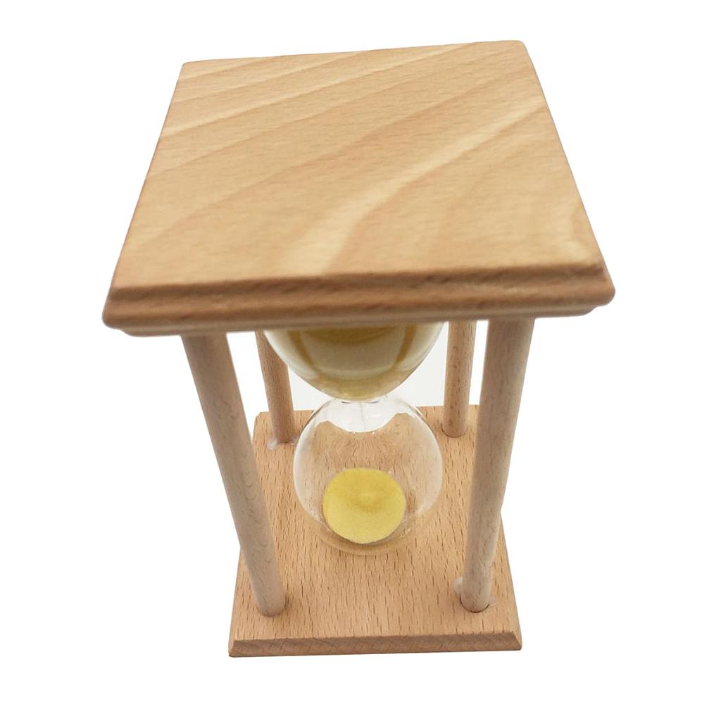 Square Sand Clock Hourglass 30min Timer for Kitchen Yoga Kid