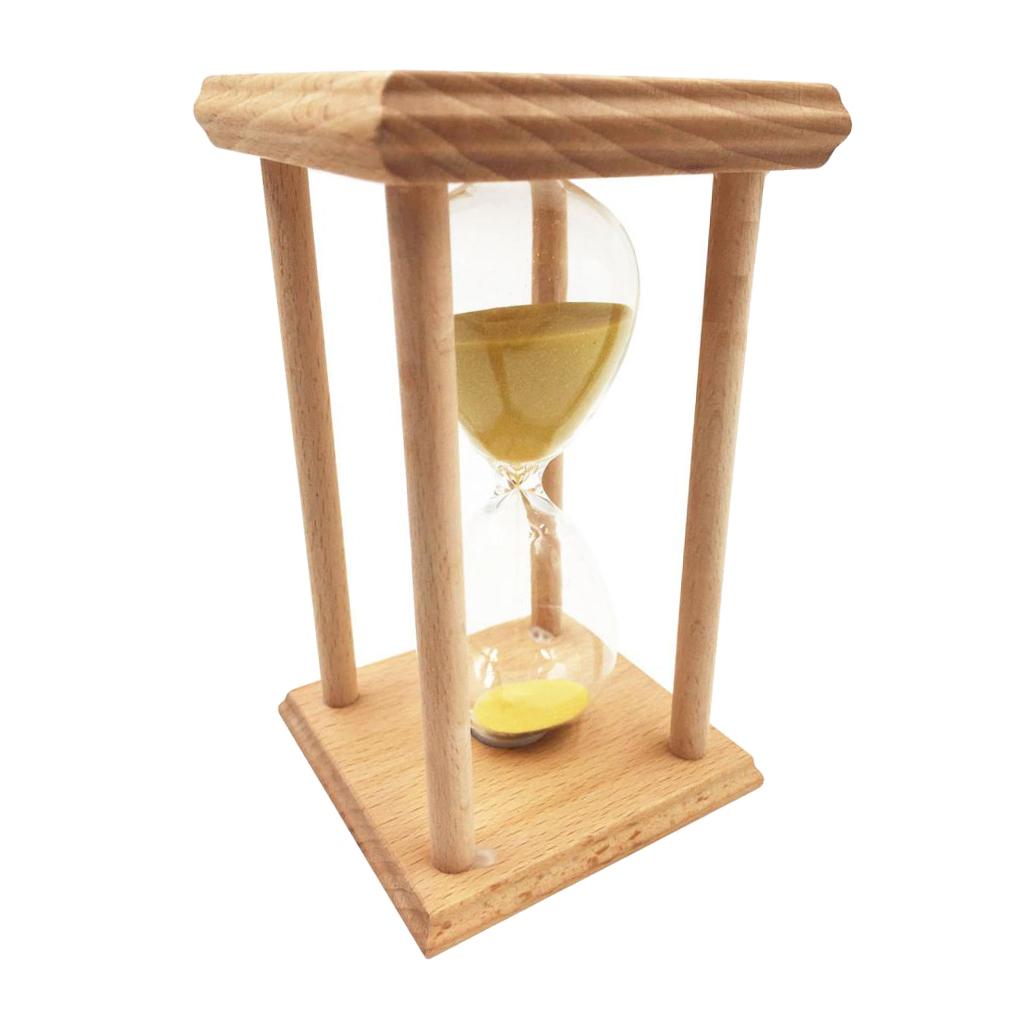 Square Sand Clock Hourglass 30min Timer for Kitchen Yoga Kid