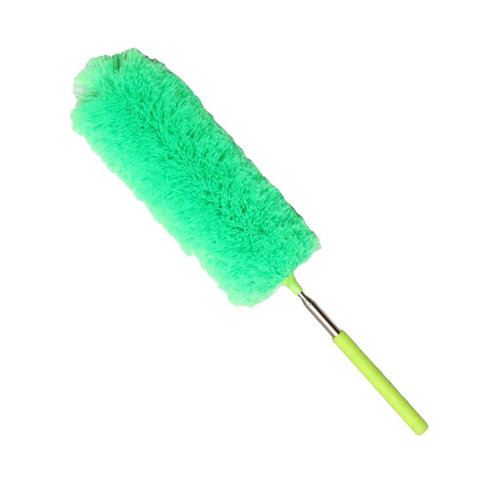 Microfiber Bendable Extension Hand Duster Washable Cleaning Dust Green
