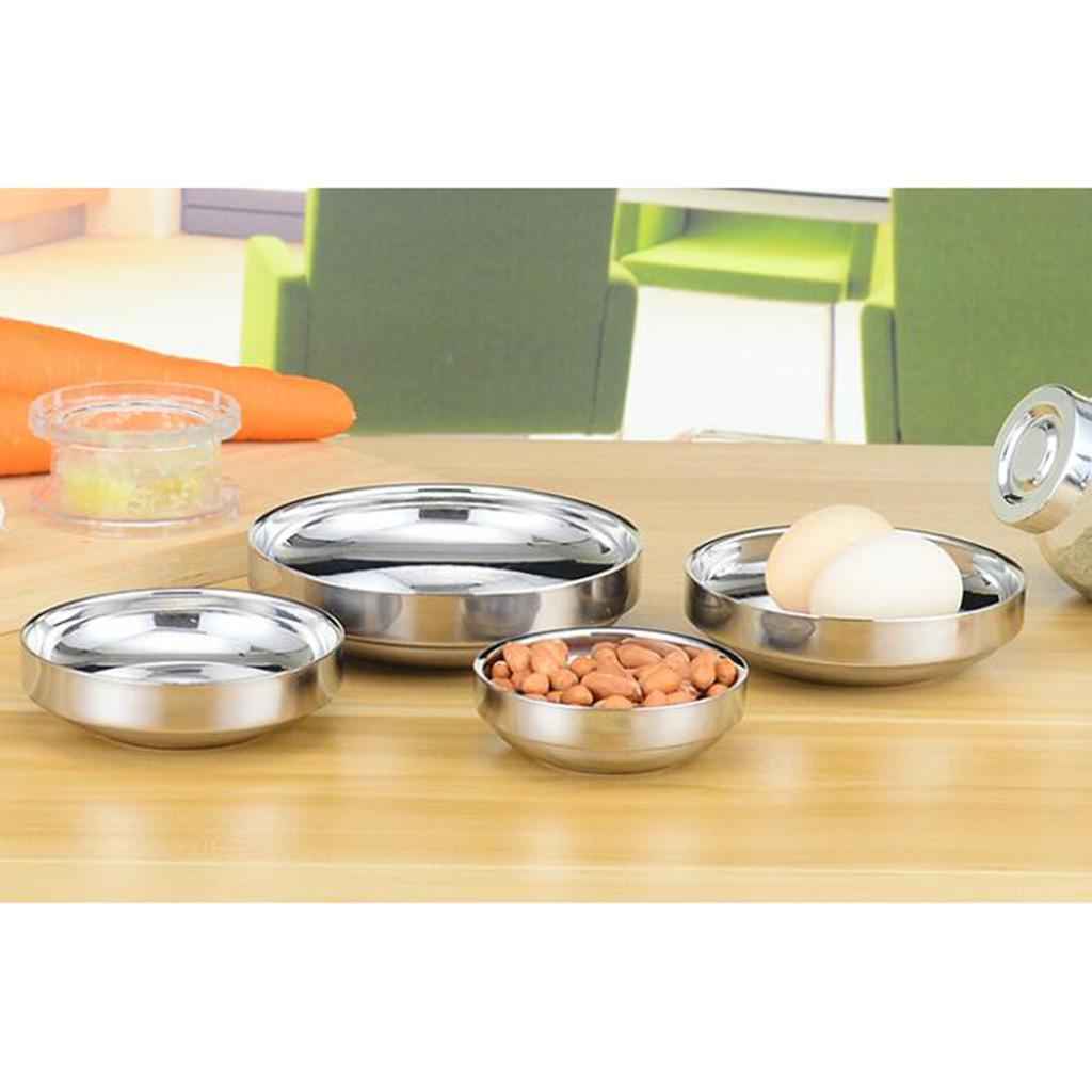 Stainless Steel Salad Bowl Kitchen Sides Dish Sauce Ramekin Seasoing Dish M