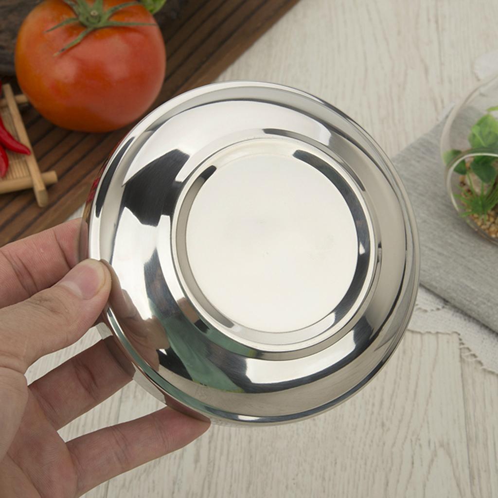 Stainless Steel Salad Bowl Kitchen Sides Dish Sauce Ramekin Seasoing Dish L