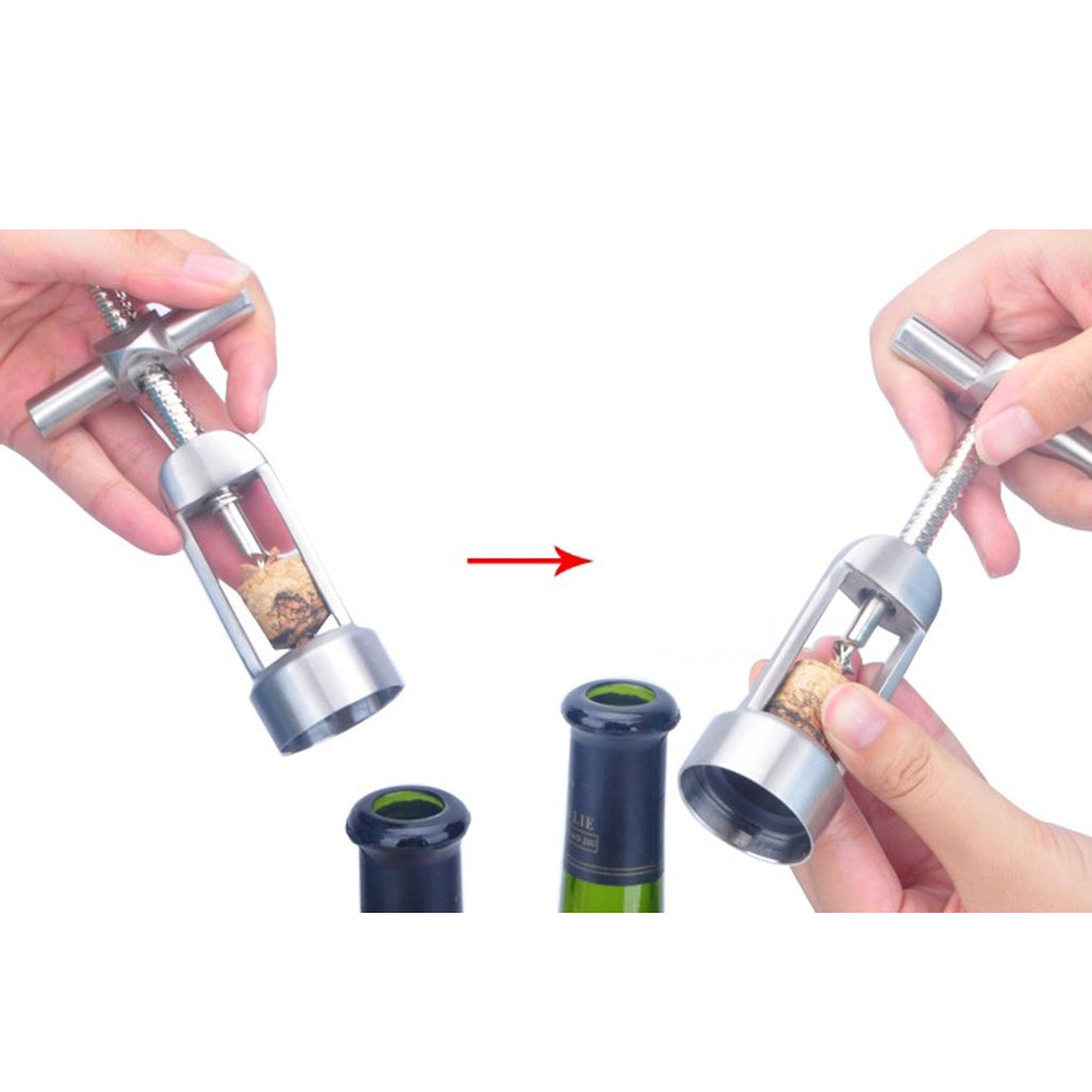 Wine Opener Corkscrew Stainless Steel Professional Waiter's Corkscrew
