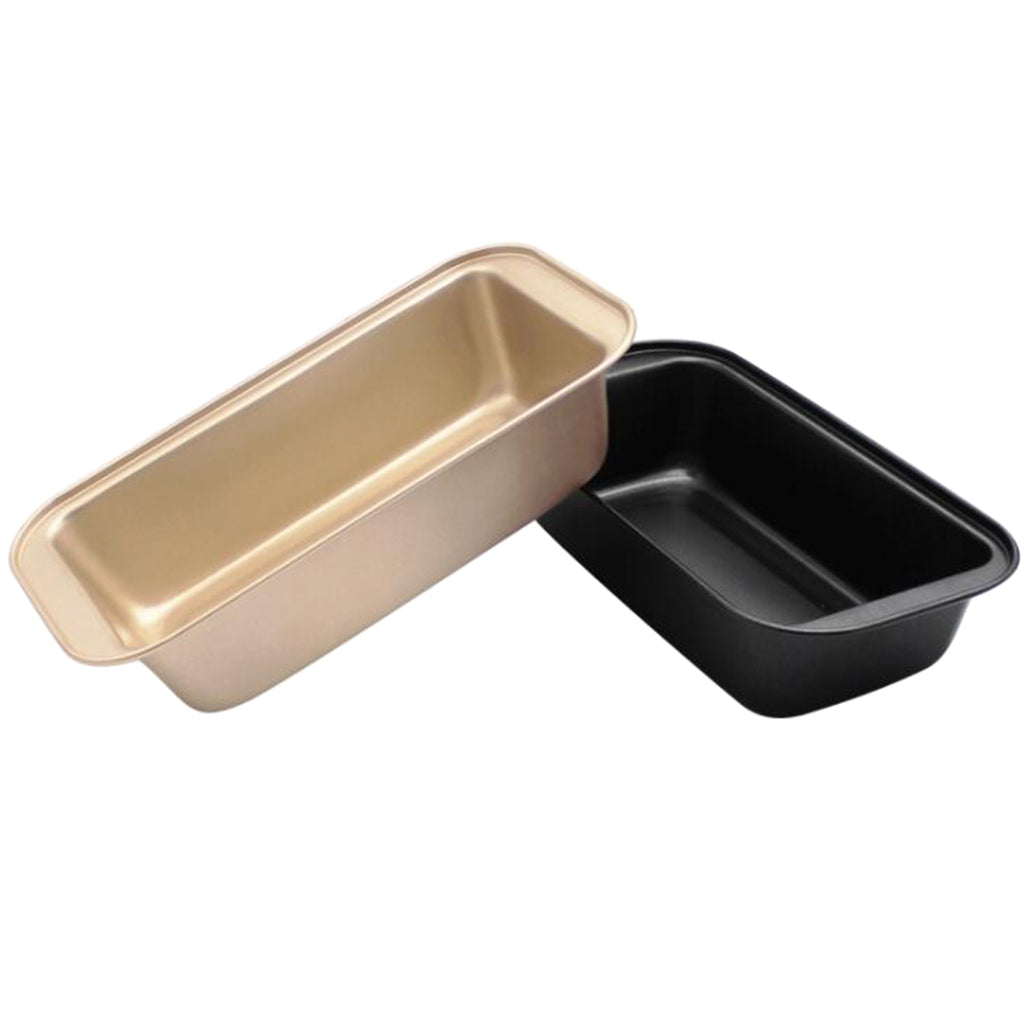 1pc Rectangle Nonstick Loaf Tin Pastry Bread Cake Baking Pan Bakeware Golden