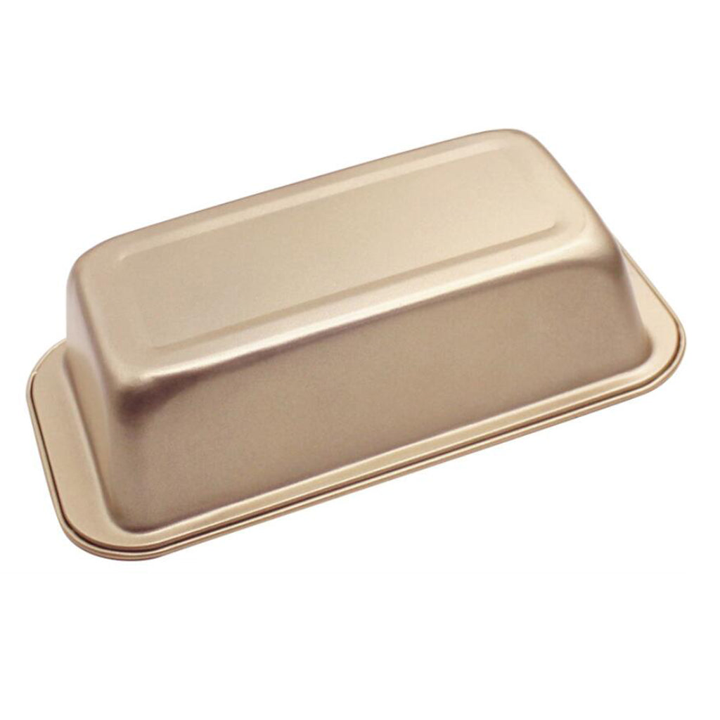 1pc Rectangle Nonstick Loaf Tin Pastry Bread Cake Baking Pan Bakeware Golden