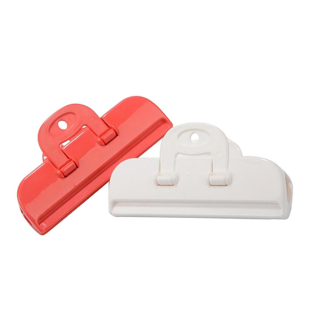 Pack 2 Food Sealing Clip Snacks Storage Bags Sealer Clamp Keep Fresh M