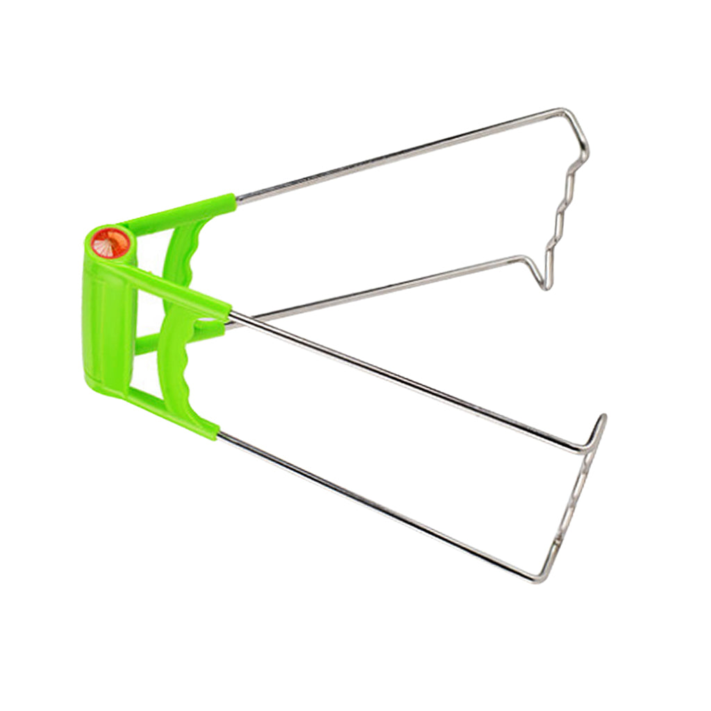 Stainless Steel Plate Gripper Clip Foldable Dish Tong Anti Heat Bowl Clamp