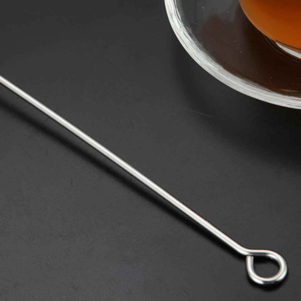 Stainless Steel Honey Dipper Spoon Stirring Cream Egg Beater Hand Mixer