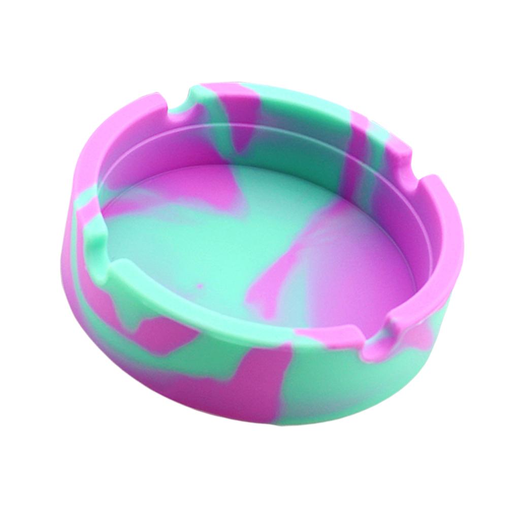 Creative Environmental Camouflage Silicone Ashtray Pink Camo
