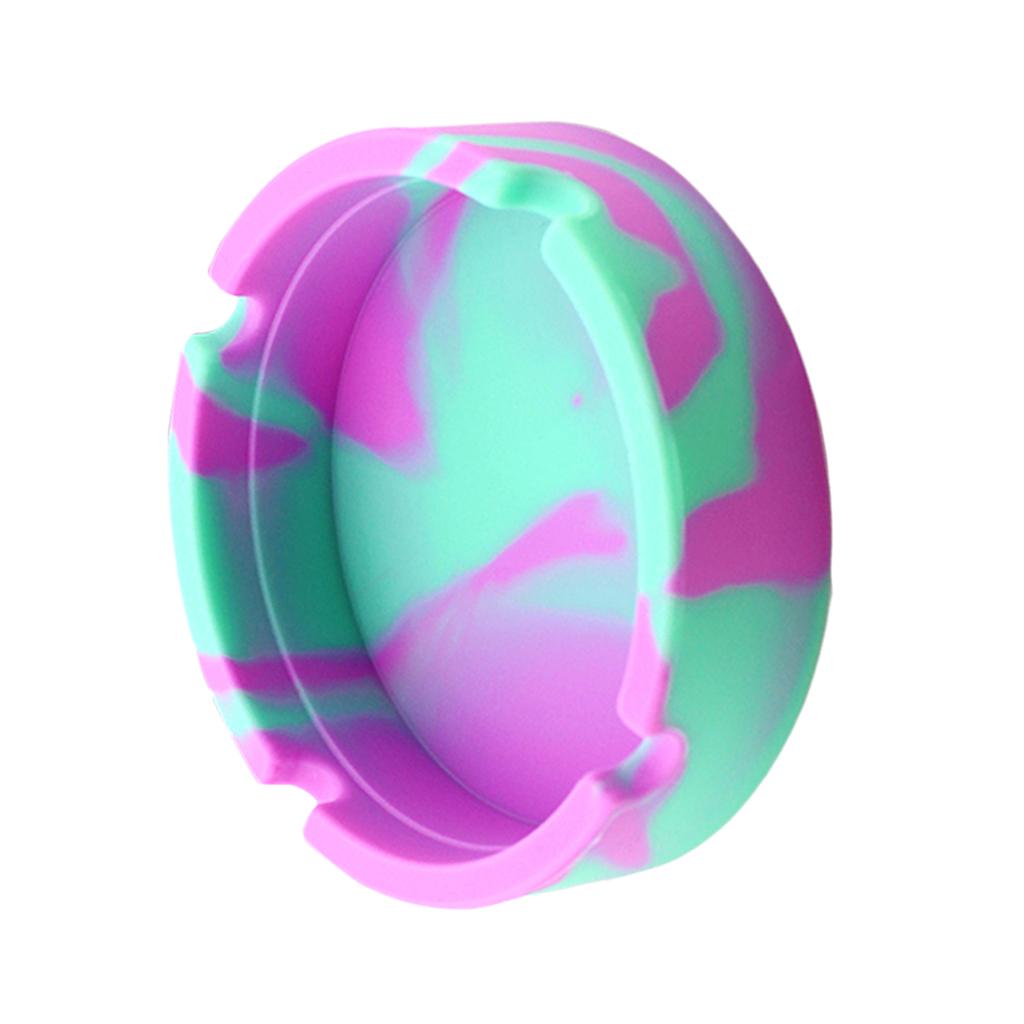 Creative Environmental Camouflage Silicone Ashtray Pink Camo